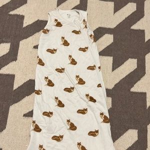 Kyte Baby 6-18 month 1.0 TOG sleep sack with red fox print